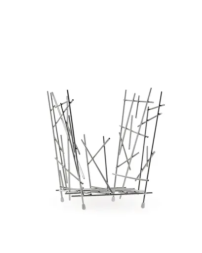 Suport pentru încărcător BLOW UP, variantă multiplă - Alessi Culoare: oţel inoxidabil