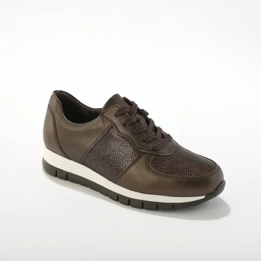 Adidași din piele cu șireturi