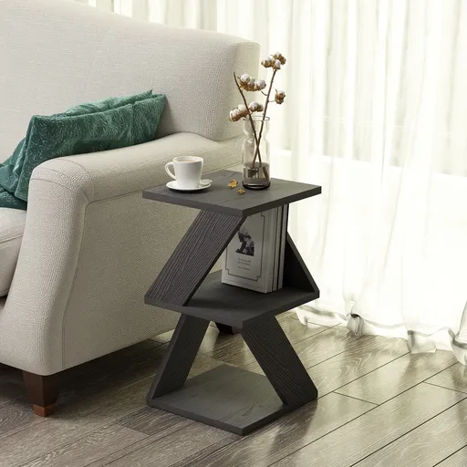 Masuta, Hanah Home, Albeni, 29.6x54.2x29.6 cm, Negru