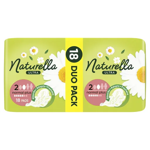 Naturella Absorbante igienice pentru femei Ultra Normal Plus Duo 18 bucăți
