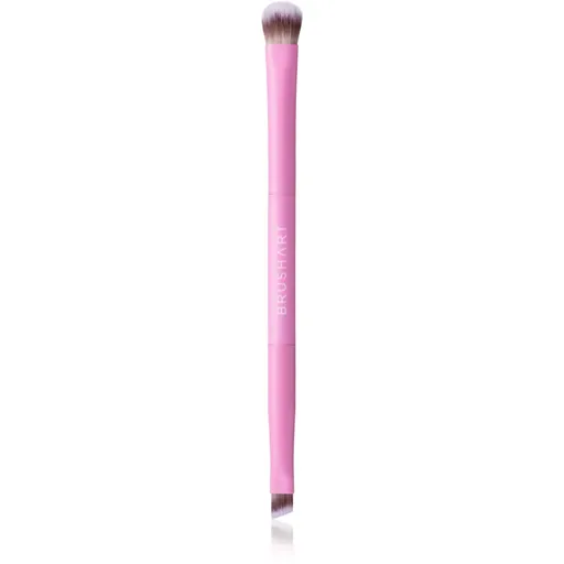 BrushArt Double Duty Eyeliner & Eyeshadow brush pensula pentru fard de ochi fata-verso 1 buc
