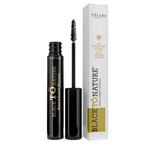 Tolure Cosmetics Rimel pentru creșterea genelor Black To Nature (Boost