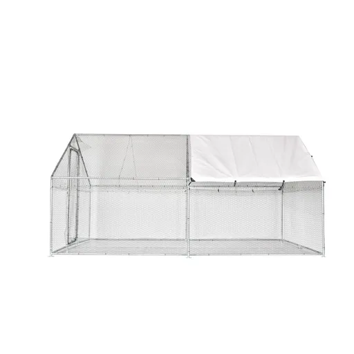 Cotet Gaini din plasa 3x4x2m ,Micul Fermier,  otel galvanizat,acoperis din polietilena