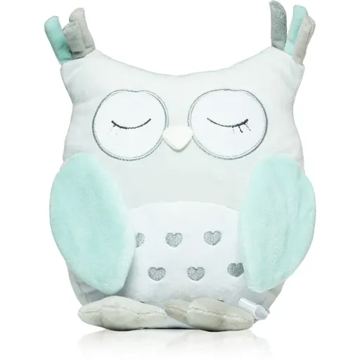 BabyOno Have Fun Owl Sofia jucărie de pluș cu zornăitoare Blue 1 buc