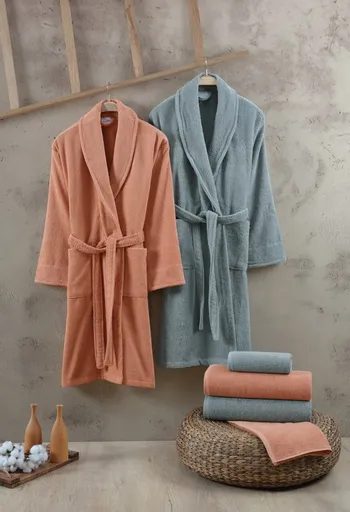 Set de baie Family, L'essentiel Maison, Elisa, Somon/Menta