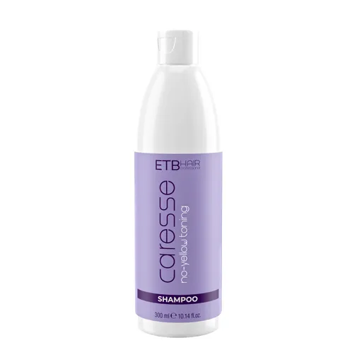 Sampon Neutralizator ETB Caresse No-Yellow – pentru un Blond Rece, Stralucitor si Fara Tonuri Galbene, Gramaj: 300 ml