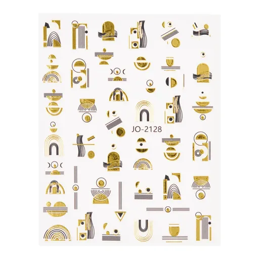 Abtibild unghii 3D JO-2128 Oranjollie