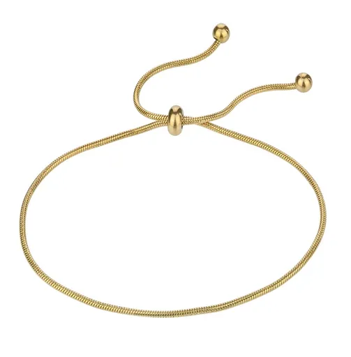 Emily Westwood Brățară rafinată pentru femei din oțel placată cu aur Legacy EWB24028G