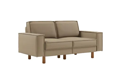 Canapea 2 locuri, Atelier del Sofa, 918CMF1226, Otel, Plajă / Nuc