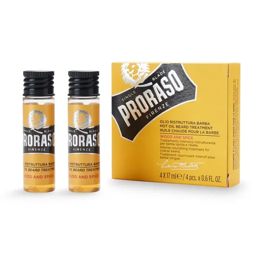 Ulei Tratament pentru Barba Proraso Wood and Spice 4 x 17 ml