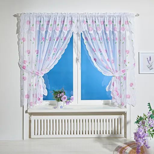 Perdea din 2 piese Rose - lavanda