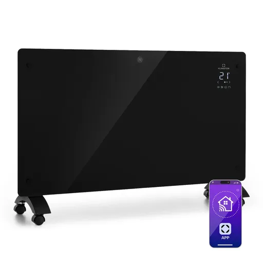 Klarstein Bansin Crystal Smart, radiator cu convector, 2500 W, 5 - 50 °C, control prin aplicație