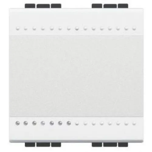 Intrerupator cu revenire 2 module Living Light Bticino N4005M2N, alb