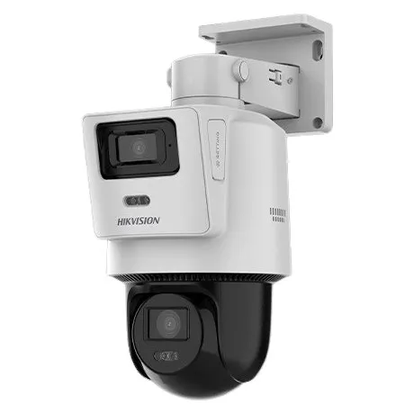 Camera PTZ IP HIKVISION DS-2SE2C400MWG-E14-2.8/8mm, TandemVu, 4+4MP, lentile 2.8/8mm, Smart Hybrid Light 30m, slot card, PoE, IP66