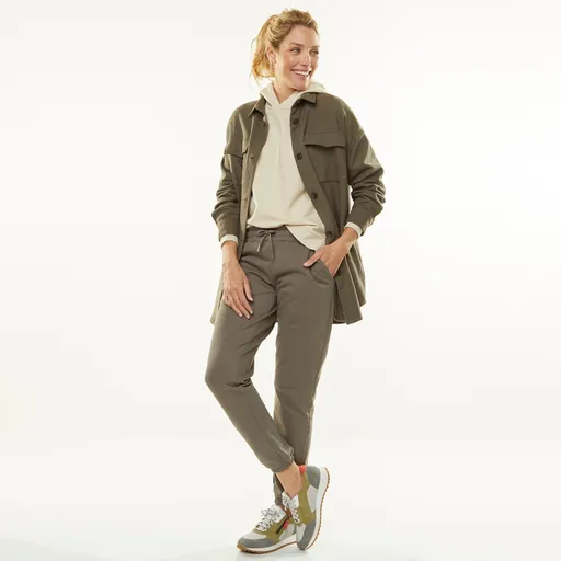 Cămașă de culoare solidă pentru îmbrăcăminte exterioară, flanelă periat