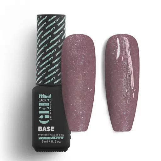Oja semipermanenta GELlack 2M Glimmering Rubber Base Nr. 07 - 5ml