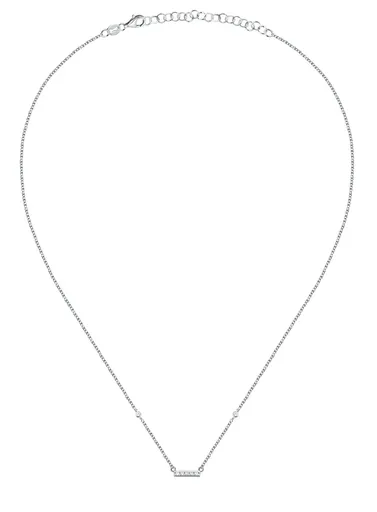 La Petite Story Colier elegant placat cu aur cu zircon cubic Silver LPS10AWV82