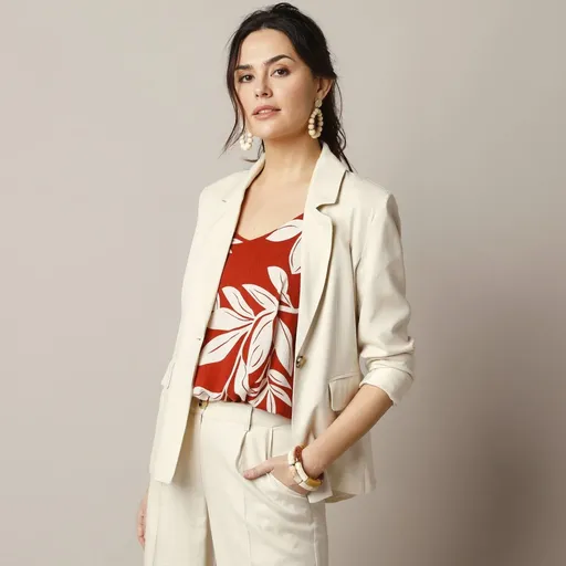 Blazer cu amestec de in