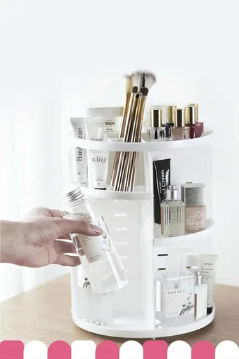 Organizator de machiaj, Hermia, 964FRM2115, Alb