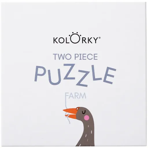 Kolorky Puzzle Two Piece Farm puzzle 10 buc