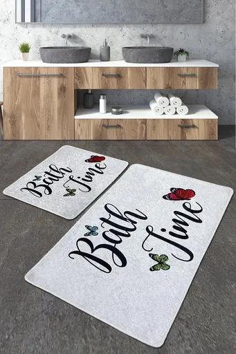 Set covorase de baie, L'essentiel Maison, Amalfi Djt, Poliester, Multicolor