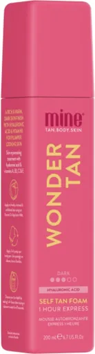 Minetan Spumă autobronzantă cu efecte hidratante și anti-îmbătrânire Wonder Tan (Self Tan Foam) 200 ml
