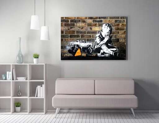 Tablou decorativ, WY25 (70 x 100), Canvas imprimat, Multicolor