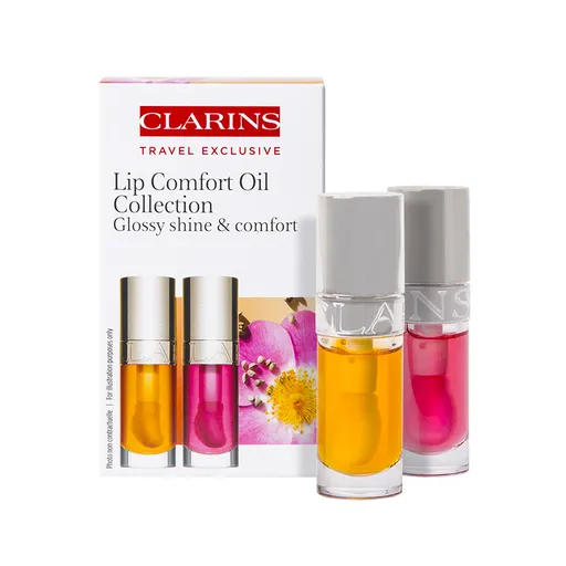 Clarins Set cadou cu ulei de buze Lip Comfort Oil Collection 2 x 7 ml