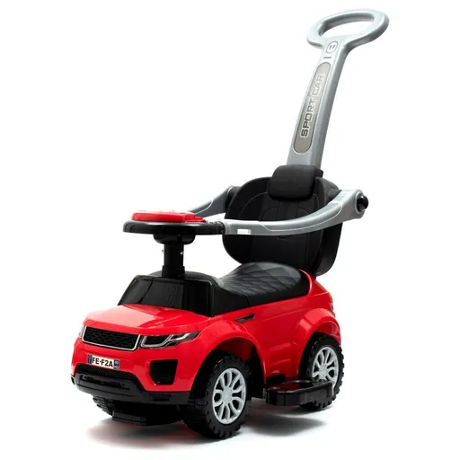 Mașinuță Baby Mix cu bară de ghidare SUV 3in1, roșu, roșu