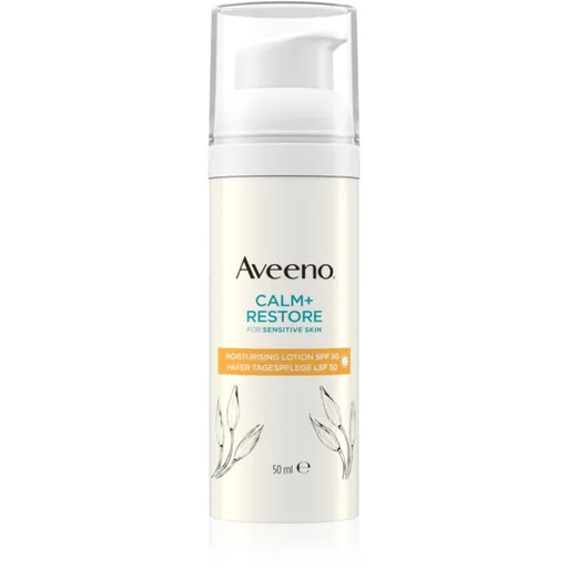Aveeno Calm + Restore lotiune hidratanta SPF 50 50 ml