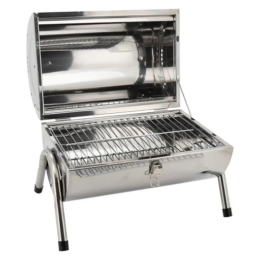 Grătar dublu de călătorie Cattara pe cărbune, 42 x38 x 26 cm