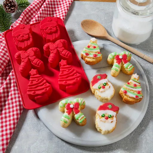 Formă de silicon pentru copt Crăciun