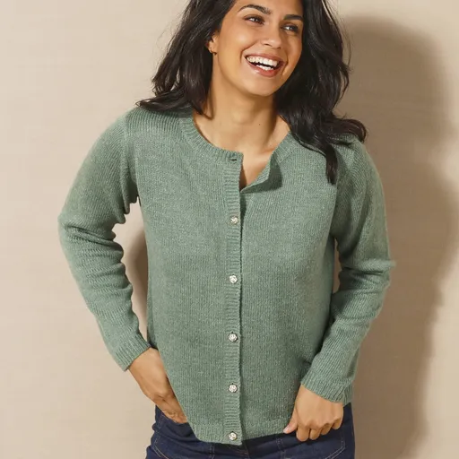 Pulover cu nasturi bijou