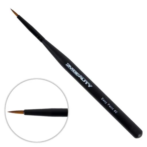 Pensula nail art 2M Black Beauty Easy Paint nr. 02