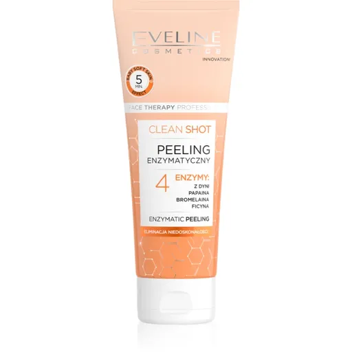 Eveline Cosmetics Clean Shot 4 Enzymes peeling enzimatic impotriva imperfectiunilor pielii 75 ml