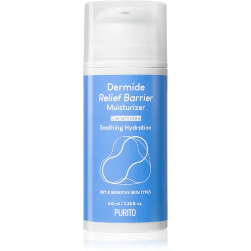 Purito Dermide Relief Barrier crema de fata calmanta pentru piele uscata si sensibila 100 ml