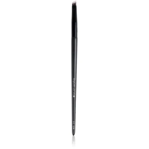 Brushworks Precise Brow perie curbata pentru sprancene tip NO. 21 1 buc
