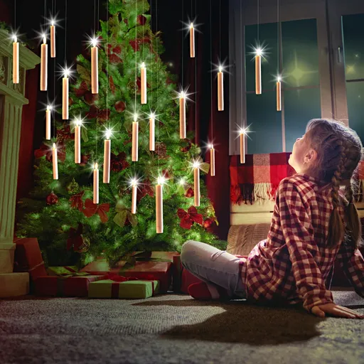 10 Lumânări LED lumină reală