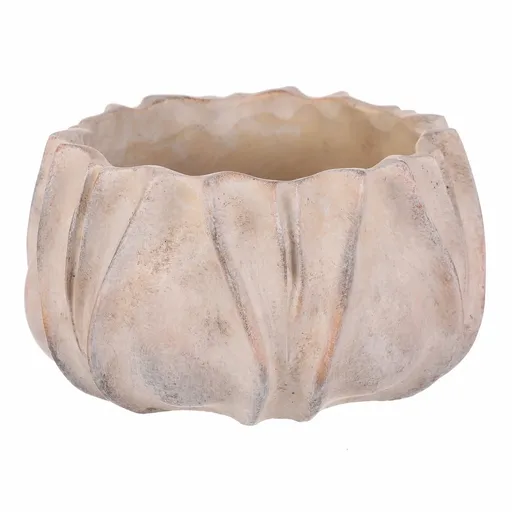 Husă din beton pentru ghiveci S, gri, 20 x 11 cm, bej, 20 cm