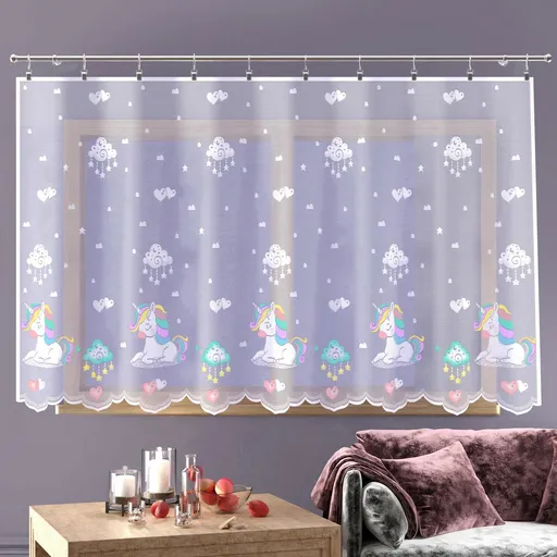 Perdea Unicorn colorată, 300 x 150 cm, 300 x 150 cm