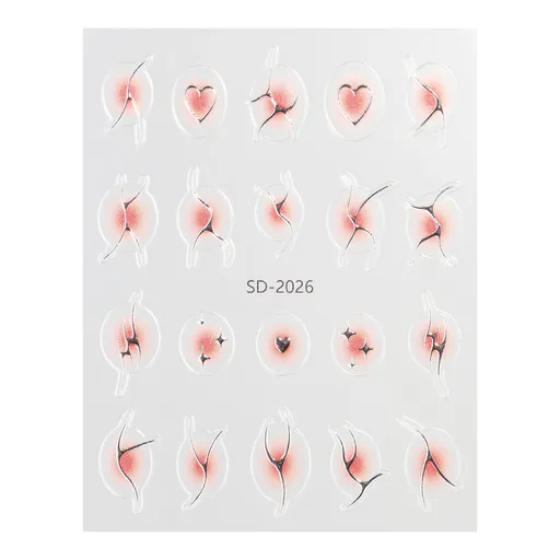 Abtibild unghii 3D Oranjollie SD-2026