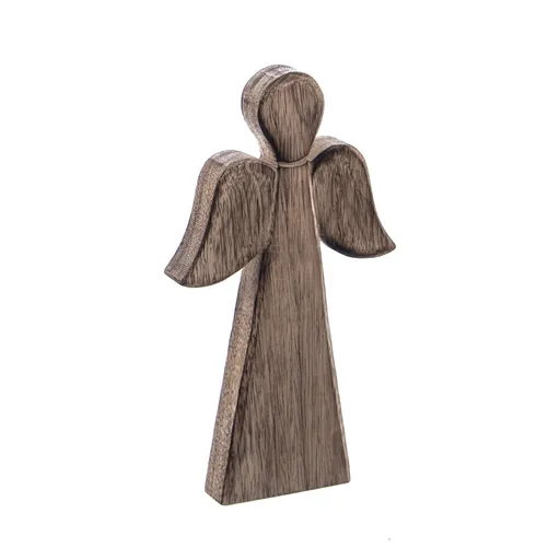 Înger din lemn de mango 24 cm
