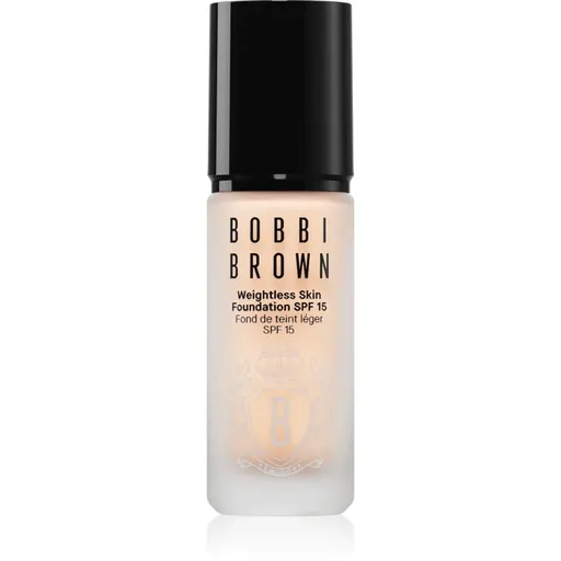 Bobbi Brown Weightless Skin Foundation SPF 15 Mini machiaj matifiant de lungă durată cu efect de hidratare culoare Porcelain 13 ml