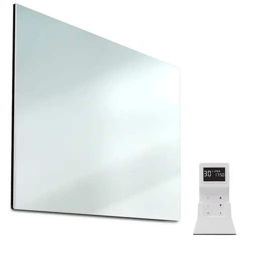 Klarstein Marvel Mirror 600, încălzitor cu infraroșu, 600 W, temporizator săptămânal, oglindă