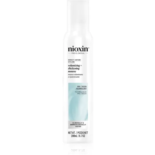 Nioxin Density Defend Styling Volumizing spuma pentru păr cu volum 200 ml