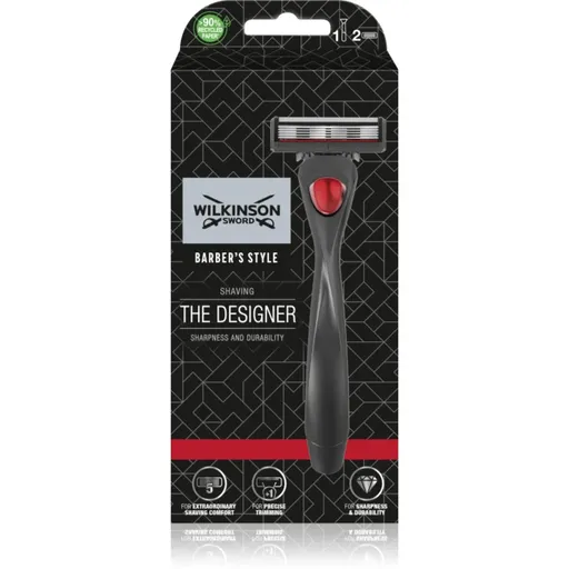 Wilkinson Sword Barbers Style The Architect aparat de ras + rezervă 2 pc