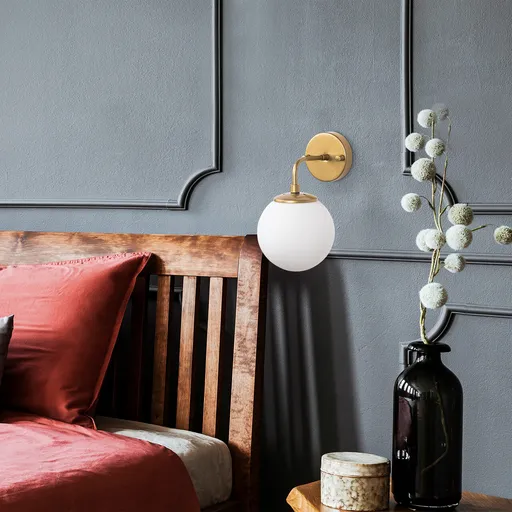 Aplica de perete, Opviq, 942FLG2178, Auriu