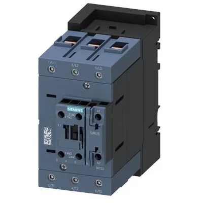Contactor de putere, AC-3 95A, 45 kW / 400 V 1 NO + 1 NC, 230 V c.a., 50 Hz 3 poli, 3 NO, dimensiune borna cu surub S3 Siemens 3RT2046-1AP00