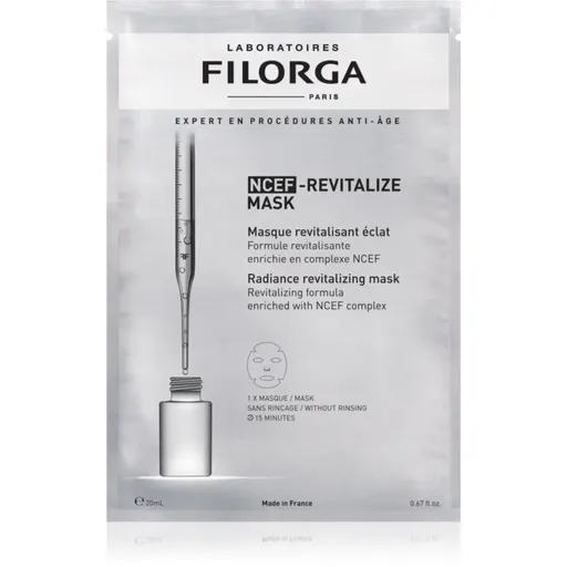 FILORGA NCEF -REVITALIZE SHEET MASK masca revitalizanta pentru o piele mai luminoasa 20 ml