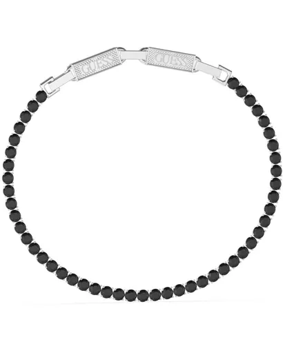Guess Brățară din oțel pentru bărbați cu zirconi Eternity JUMB03237JWSTBKT/U